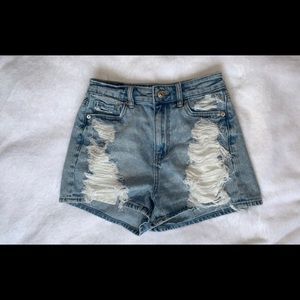American Eagle ripped shorts